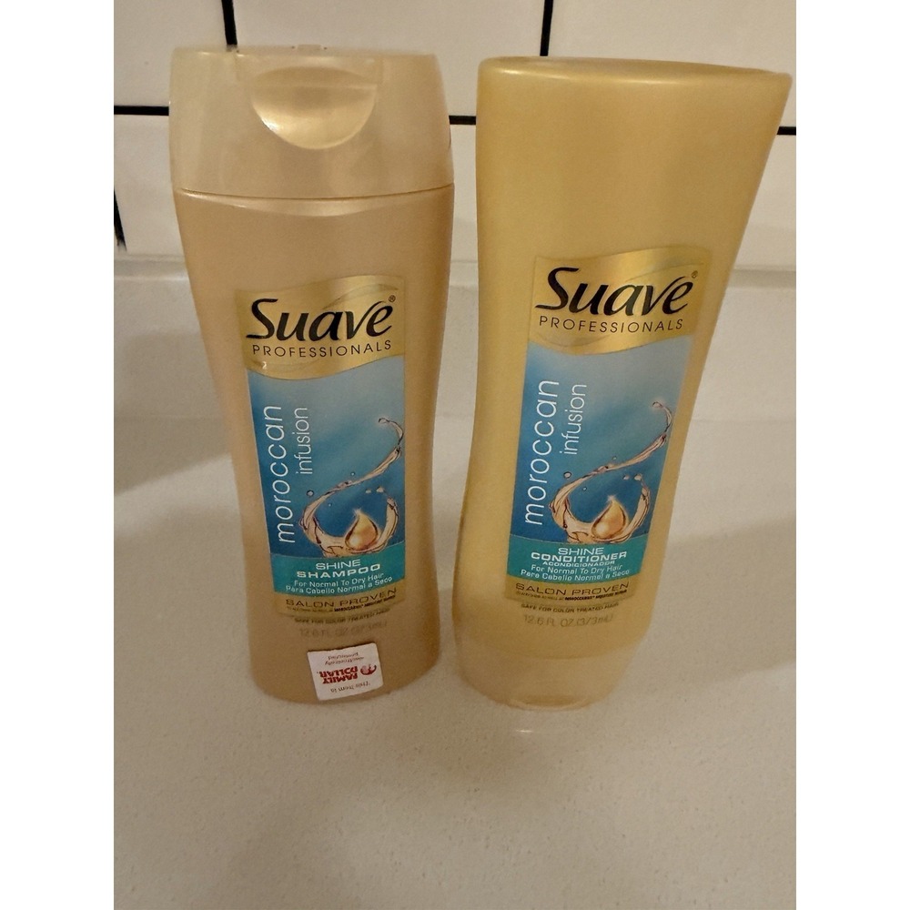 Suave Professionals Moroccan Infusion Shine Shampoo & Shine Conditioner Set